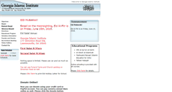 Desktop Screenshot of georgiaislamicinstitute.com